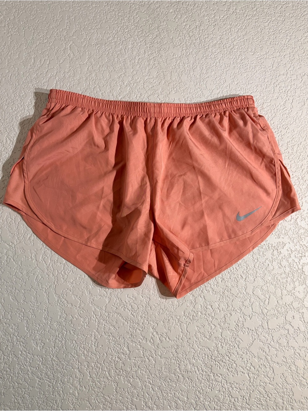 Nike Women’s Coral Peach Athletic Running Shorts